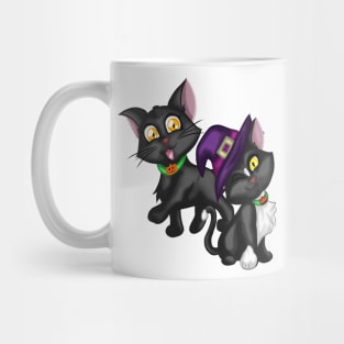 Halloween Kittens Mug